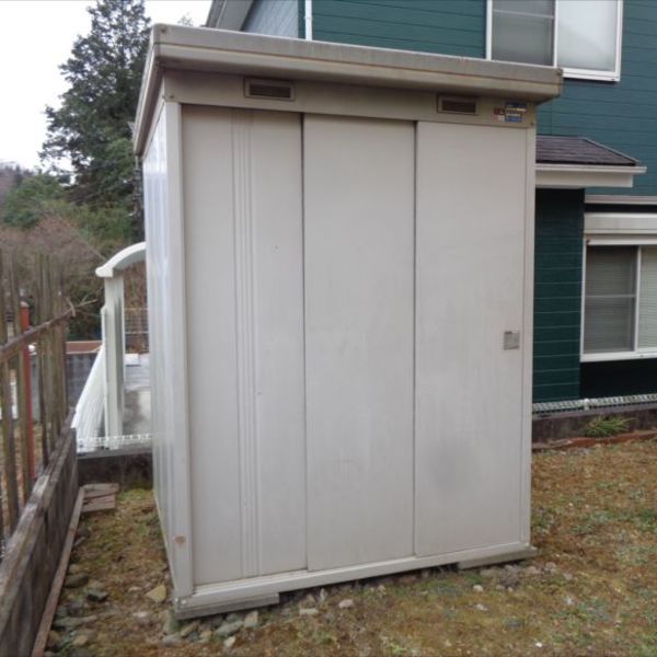 46.イナバ物置　解体撤去/青梅市